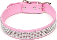 Нашийник для собак Paw Love M 45 x 2 см Рожевий (5714156139204)