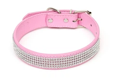 Нашийник для собак Paw Love M 45 x 2 см Рожевий (5714156139204)