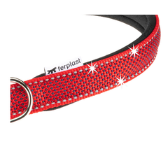 Нашийник для собак Ferplast Daytona Deluxe C20/43 нейлоновий червоно-чорний 2х35-43 см 77202122