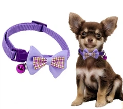 Xtep "Нашийник з метеликом та дзвіночком" для собак та котів "Paradise" Purple 19-32 cm