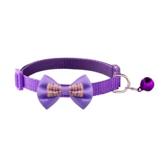 Xtep "Нашийник з метеликом та дзвіночком" для собак та котів "Paradise" Purple 19-32 cm
