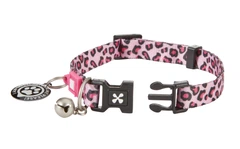 Max & Molly Urban Pets Нашийник для котів Max & Molly Smart ID Collar Leopard Pink з леопардовим принтом, 1 розмір