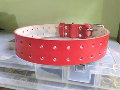 Міцний надійний нашийник з натуральної шкіри Lockdog XL(56-70 см) 000240084