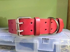 Міцний надійний нашийник з натуральної шкіри Lockdog XL(56-70 см) 000240084