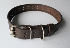 Нашийник з натуральної шкіри Lockdog M(30-44 см) 000240041