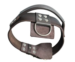 Шкіряний нашийник ручної роботи Lockdog L(45-55 см) 000240037