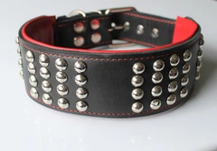 Шкіряний нашийник для собак Lockdog L(45-55 см) (zoo0005300)
