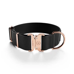 Біотановий бойовий широкий нашийник для собак BullyBillows Billowthane Combat Collar 5 cm M: 50 мм, ОШ 35-48 см Золотий