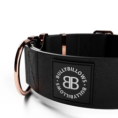 Біотановий бойовий широкий нашийник для собак BullyBillows Billowthane Combat Collar 5 cm M: 50 мм, ОШ 35-48 см Золотий