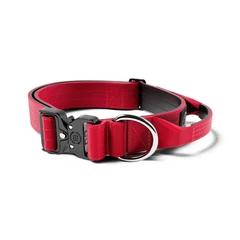 Тактичний нашийник з ручкою для собак BullyBillows Combat Collar Handle 4 cm L: 40 мм, ОШ 48-66 см Червоний