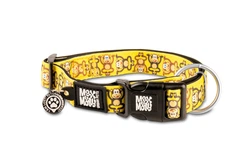 Max & Molly Urban Pets Нашийник для собак Max & Molly Smart ID Collar Monkey Maniac з принтом Мавпочки, XS