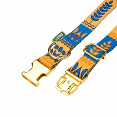 Hi Dog Нашийник HIDOG Колосок с фастексом золото M 20мм 30-40см (113/1035)