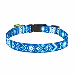 Hi Dog Нашийник для собаки HiDOG Вишиванка синя S 16мм 25-33см (102/1047)