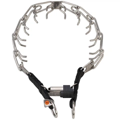 Суворий ошийник для собак Sprenger Ultra-Plus Training Collar, 2 кільця та замок ClicLock, нержавіюча сталь, 52 см