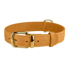 Нашийник для Собак Шкіряний BronzeDog Crazy Голд 2XS 10 мм 19-25 см (004280)