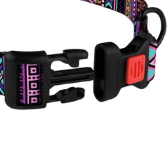 Нашийник Для Собак BronzeDog Urban Tribal Нейлоновий c Пластикової Пряжкою 25 мм 43-66 см (53/1384)