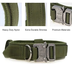 Тактичний нашийник Primo DOG для собак, розмір L (45-55 см) — Army Green Primo DOG-AGRN (L) темно-зелений