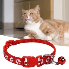 Без бренда Нашийник для собак та котів "Beauty" Red 19-32 cm