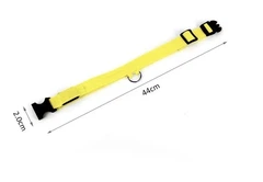 Xtep Нашийник LED світиться для собак і кішок Yellow Size XS шия 28-38 см ширина 2,0, повна довжина 41 см