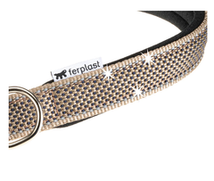 Нашийник для собак Ferplast Daytona Deluxe C20/43 нейлоновий коричнево-чорний 2х35-43 см 77202112