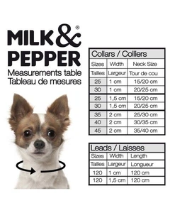 Нашийник для собак Milk&Pepper Heritage в смужку, Розмір 45