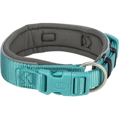 Нашийник Trixie Premium для собак екстраширокий L–XL 53–62 см 50 мм аква-графіт