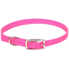 Нашийник для собак Coastal Nylon Web, Неоново-рожевий, 1х30см