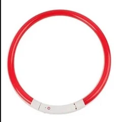 Xtep Нашийник світиться LED для собак і кішок Червоний + USB