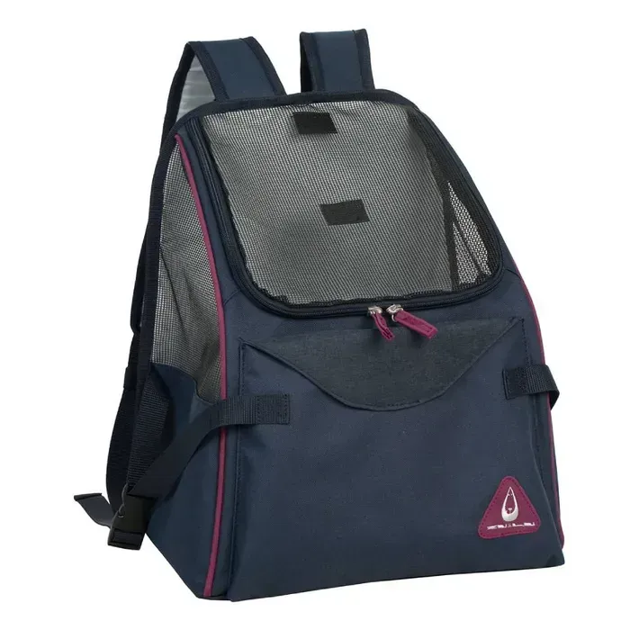 Сумка-переноска для собак Pet Fun Paros M 39,5х21х34 см - синій