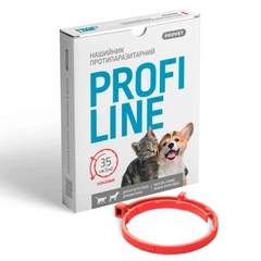 Нашийник для котів та собак Provet Profiline кораловий від бліх та кліщів 35 см (MLZ11129)