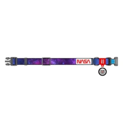 Нашийник для собак Waudog Nylon NASA21 з QR паспортом/пластиковим фастексом M 20 мм х 28-40 см (4502-0148 Col)