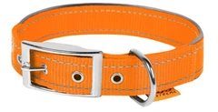Collar Нашийник Dog Extreme нейлоновий регульований ш 20мм, дл 25-40см помаранчевий