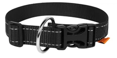Collar Нашийник Dog Extreme нейлоновий регульований ш 30мм, дл 35-58см чорний