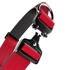 Тактичний нашийник з ручкою для собак BullyBillows Combat Collar Handle 4 cm XS: 40 мм, ОШ 38-45 см Червоний