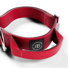 Тактичний нашийник з ручкою для собак BullyBillows Combat Collar Handle 4 cm XS: 40 мм, ОШ 38-45 см Червоний