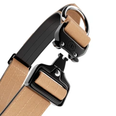 Тактичний нашийник з ручкою для собак BullyBillows Combat Collar Handle 4 cm L: 40 мм, ОШ 48-66 см Бежевий