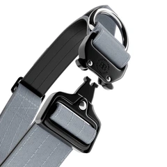 Тактичний нашийник з ручкою для собак BullyBillows Combat Collar Handle 4 cm L: 40 мм, ОШ 48-66 см Сірий
