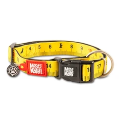 Max & Molly Urban Pets Нашийник для собак Max & Molly Smart ID Collar Ruler з принтом Лінійка, XS