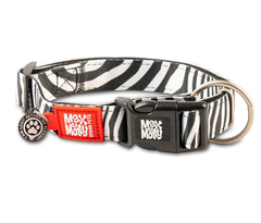 Max & Molly Urban Pets Нашийник для собак Max & Molly Smart ID Collar Zebra з принтом Зебра, XS