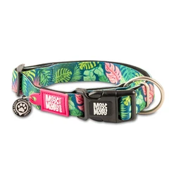 Max & Molly Urban Pets Нашийник для собак Max & Molly Smart ID Collar Tropical з принтом Тропіки, XS