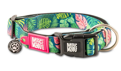 Max & Molly Urban Pets Нашийник для собак Max & Molly Smart ID Collar Tropical з принтом Тропіки, S