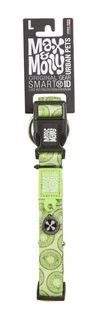 Max & Molly Urban Pets Нашийник для собак Max & Molly Smart ID Collar Kiwi з принтом Ківі, S