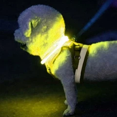 Нашийник зі світлодіодним підсвічуванням для собак і котів з USB зарядкою і регульованою довжиною Purlov 24200
