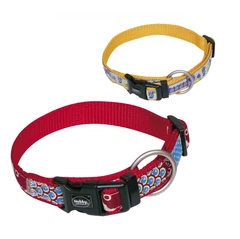 Візерунковий нашийник для собак Style Collar Nobby XXS-XS: 10 мм, ОШ 15-21 см Жовтий