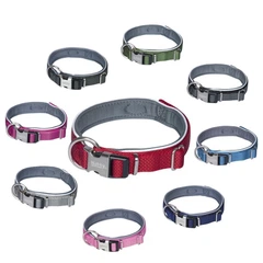 Нашийник для собак світловідбиваючий з посиленим фастексом Classic Preno Royal Collar Nobby XS-S: 15-20 мм, ОШ 32-39 см Чорний