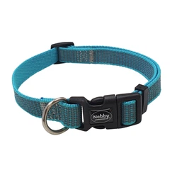 Нашийник для собак світловідбиваючий Full Reflect Collar Nobby XS-S: 15 мм, ОШ 23-35 см Блакитний