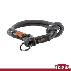 Нашийник-зашморг для тварин Trixie 17291 "BE NORDIC",L-XL: 55см/13мм,темно-сірий/коричневий (TX-17291) 4047974172919