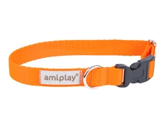 Ошейник для собак Amiplay Samba S 20-35*1,5 см - оранжевий