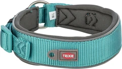 Нашийник для собак Trixie 1995628 Premium екстраширокий S–M 33–42 см 35 мм аква-графіт (TX-1995628) 4053032677616