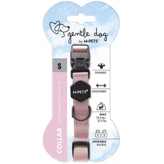 M Pets M-Pets Gentle Dog Collar Pink - Нашийник для маленьких, середніх і великих порід собак S/1,6x23-36 см (6953182754596)